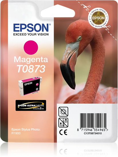 Cartuccia Magenta per Epson New Consumer C13t08734010 8715946354965