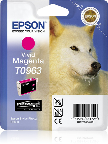 Cartuccia Inchiostro a Pigmenti Vivid Magenta Epson Ultrachrome K3 Blister Rs C13t09634010 8715946411729