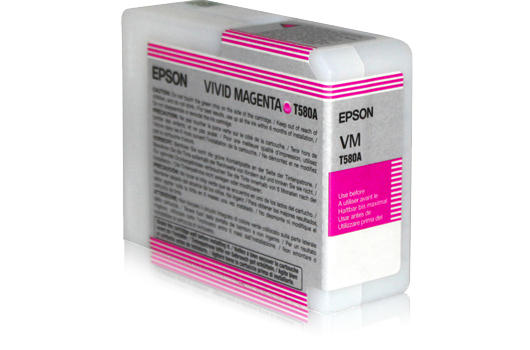 Tanica Inchiostro a Pigmenti Epson Ultrachrome K3 Vivid Magenta 80ml C13t580a00 10343873636