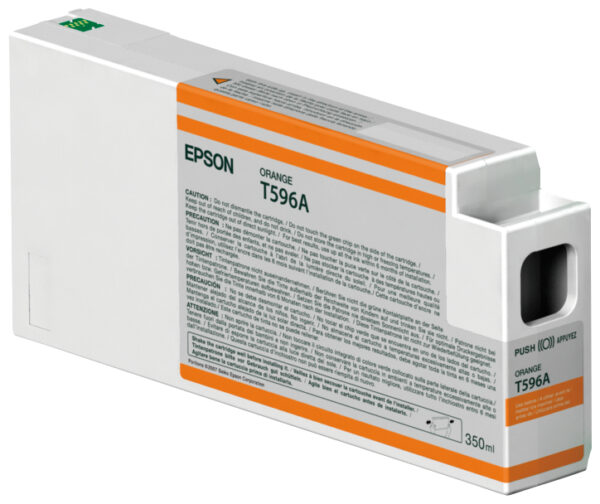 TANICA INCHIOSTRO EPSON ULTRACHROME HDR ARANCIO 350ML PER STYLUS PRO 0010343868489