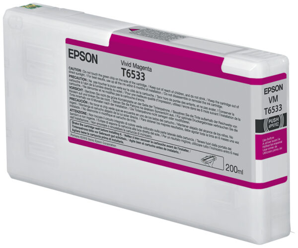 Tanica Inc Vivid Magenta 200ml Epson C13t653300 10343877634