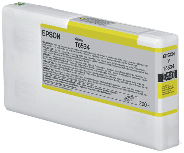 Tanica Inc Giallo 200ml Epson C13t653400 10343877641