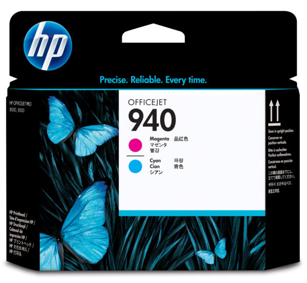 Testina di Stampa Hp Officejet 940 Magenta Ciano C4901a 884420567523