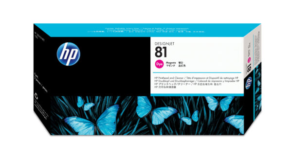 Testina di Stampa e Dispositivo di Pulizia per Testina di Stampa Hp N 81 Magenta C4952a 25184252649