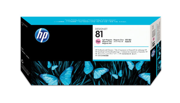 Testina di Stampa e Dispos Pulizia per Testina di Stampa Hp N 81 Magenta Chiaro C4955a 25184252670