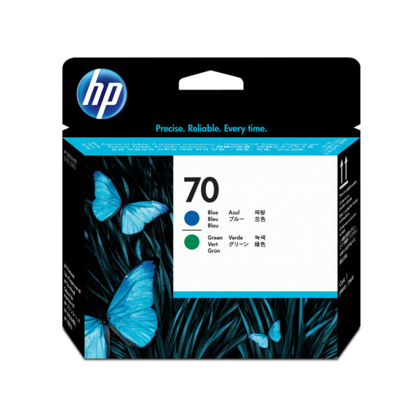 Testina di Stampa Hp 70 Azzurro e Verde C9408a 882780527508