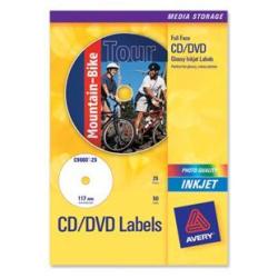 Etichetta Adesiva C9660 Bianca Glossy Cd Dvd 25fg A4 117mm 2et Fg Inkjet C9660 25 4004182056097