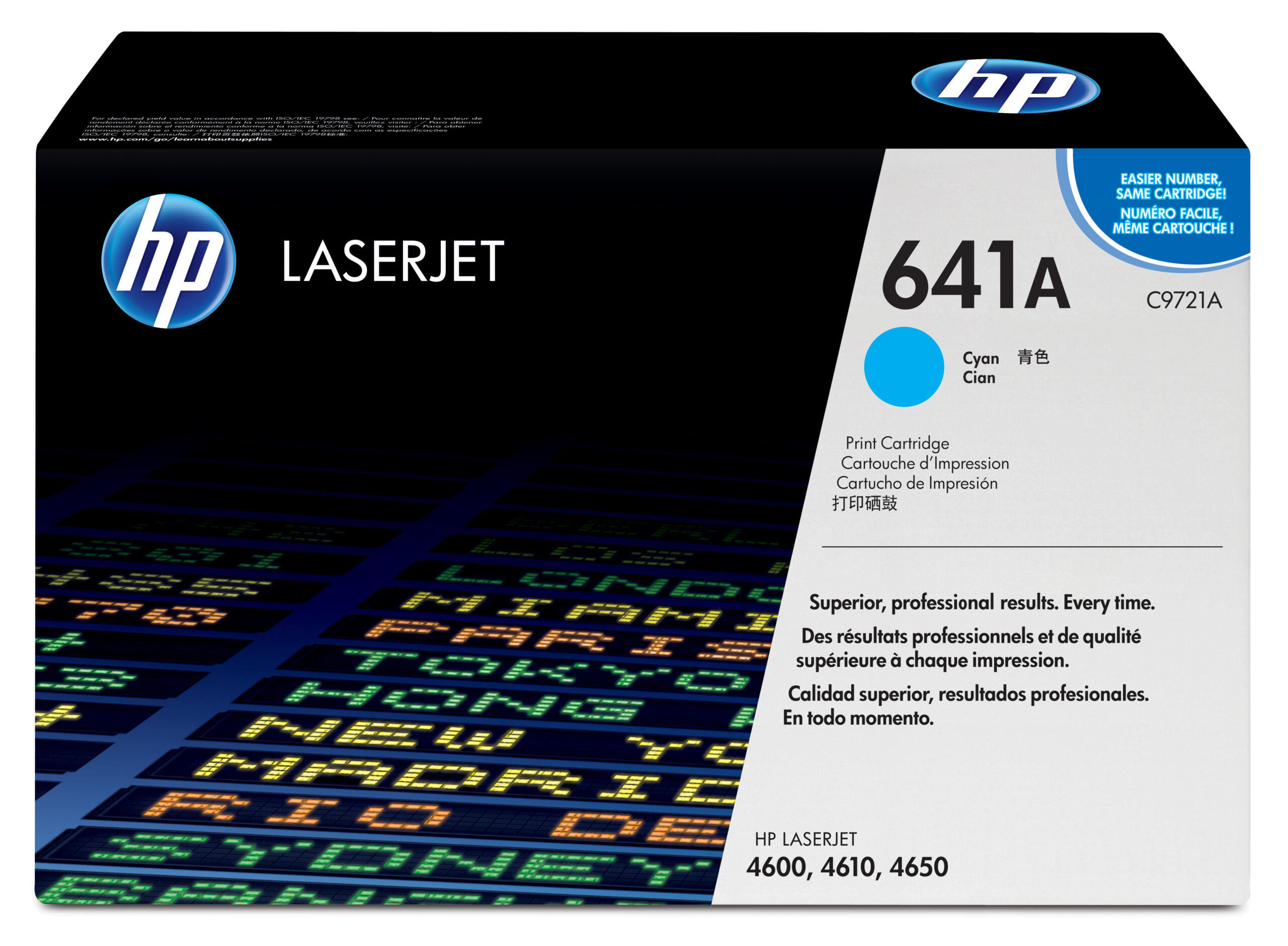 Toner Ciano per Colorlaserjet Hp Ops Supp A4val Lj Non C Sku Gj C9721a 88698394762