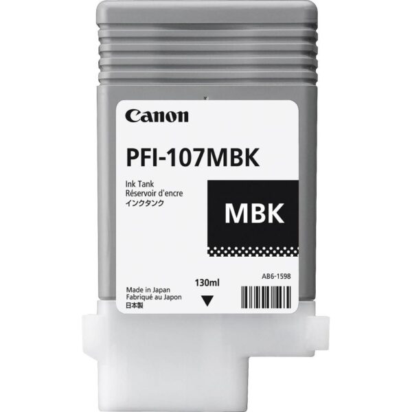 Ink Cartridge Pfi 107mbk Nero Matte 130ml 6704b001 4960999910932