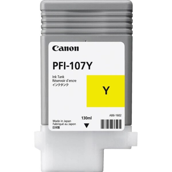 Ink Cartridge Pfi 107y Giallo 130ml 6708b001 4960999910970