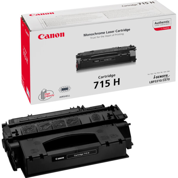 Toner Nero Lbp3310 Lbp3370 Crg 715h Alta Capacita 39 1976b002 4960999417707