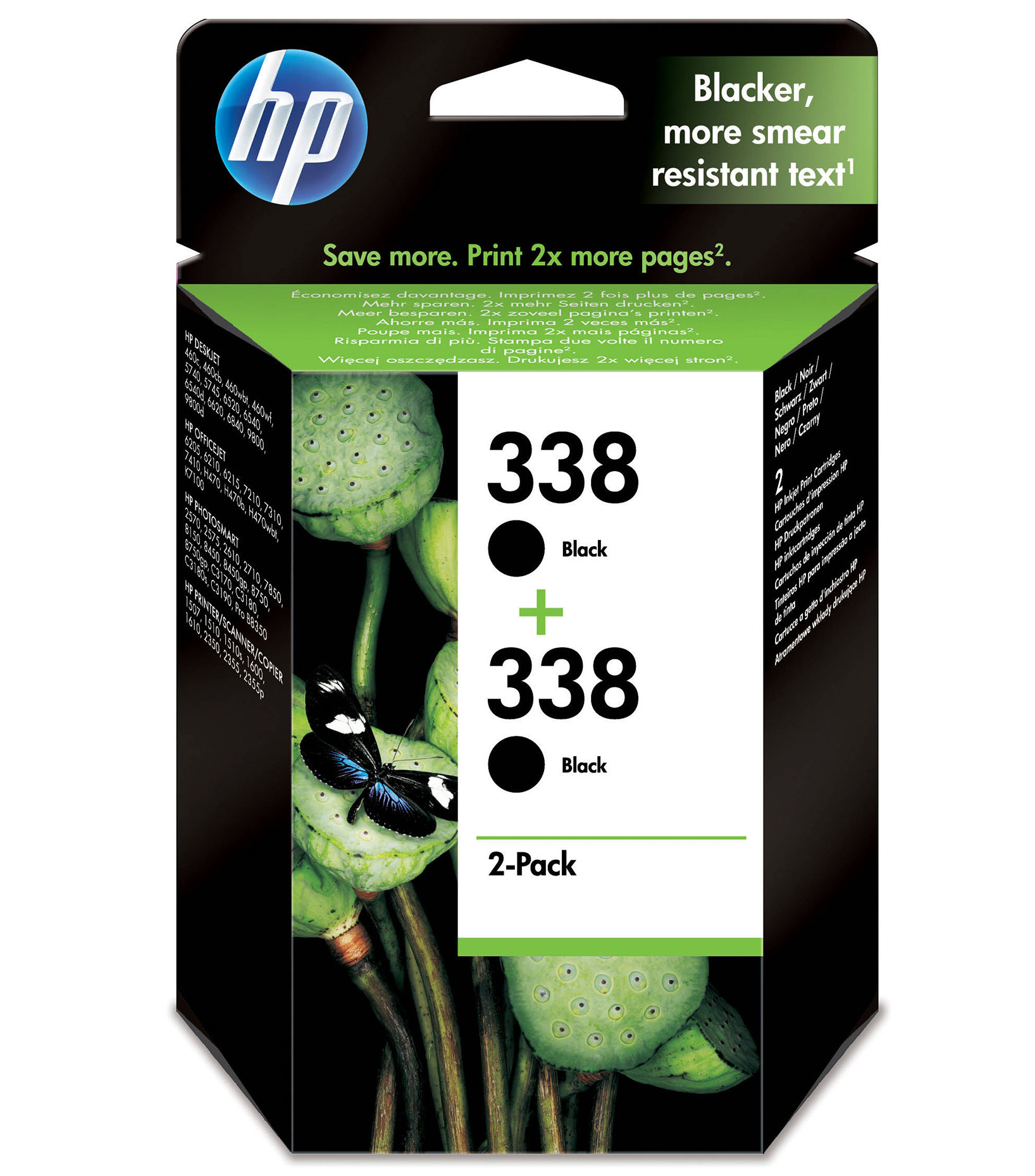 Cartuccia Nero N 338 Hp Hps Ink Sup High Volume 1n Cb331ee 882780560413