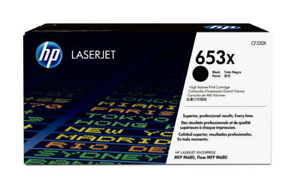 Hp 653x Toner Cartridge Nero Laser Jet Alta Capacita Cf320x 886112501129