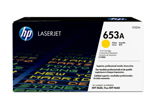 Hp 653a Toner Cartridge Giallo Laser Jet Cf322a 886112501143