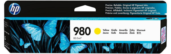 Hp 980 Ink Cartridge Giallo D8j09a 887758769140