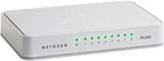 Switch Fast Ethernet 8 Ports Netgear Retail Fs208 100pes 606449090253