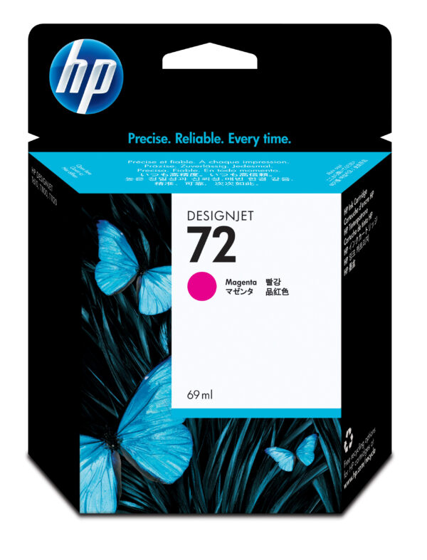 Cartuccia D 39 Inchiostro Hp 72 Magenta da 69 Ml con Inchiostro Hp Vivera C9399a 808736779685