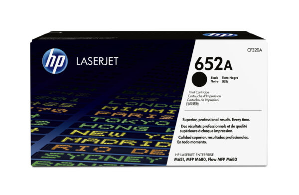 Hp 652a Toner Cartridge Nero Laser Jet Cf320a 886112501112