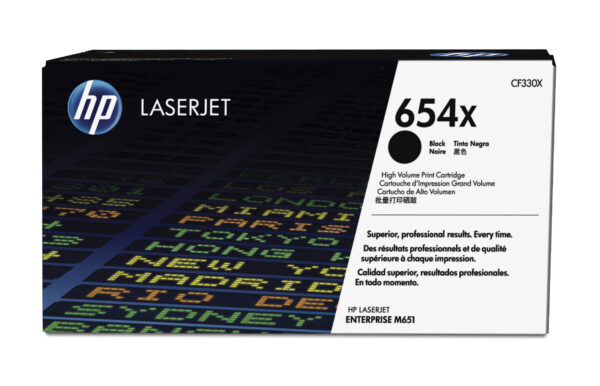 Hp 654x Toner Cartridge Nero Laser Jet Alta Capacita Cf330x 886112501174