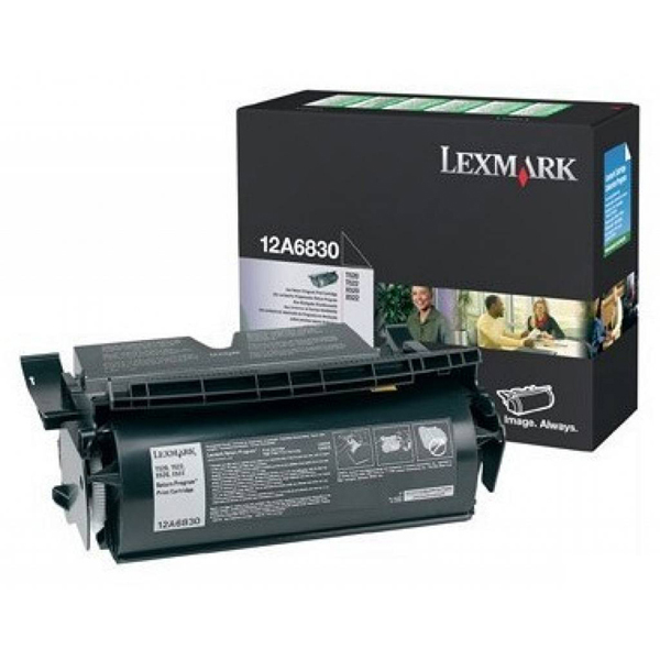 Cart Toner Prebate T52x T520 Lexmark 12a6830 734646244732