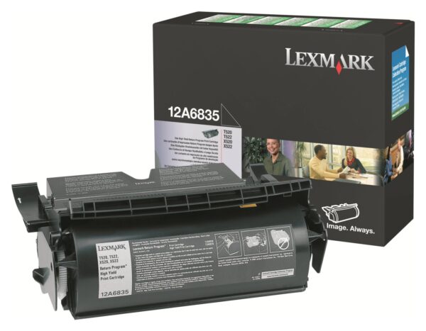 Cart Toner Prebate T52x T520 Lexmark 12a6835 734646244749