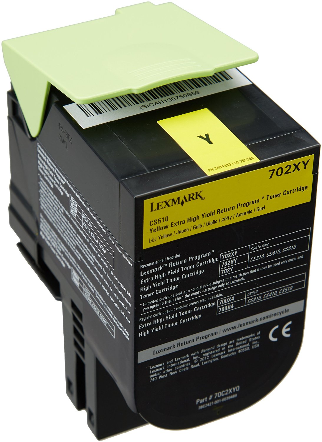 Toner 702xy Return Program Ad Altissima Resa Giallo 70c2xy0 734646437011