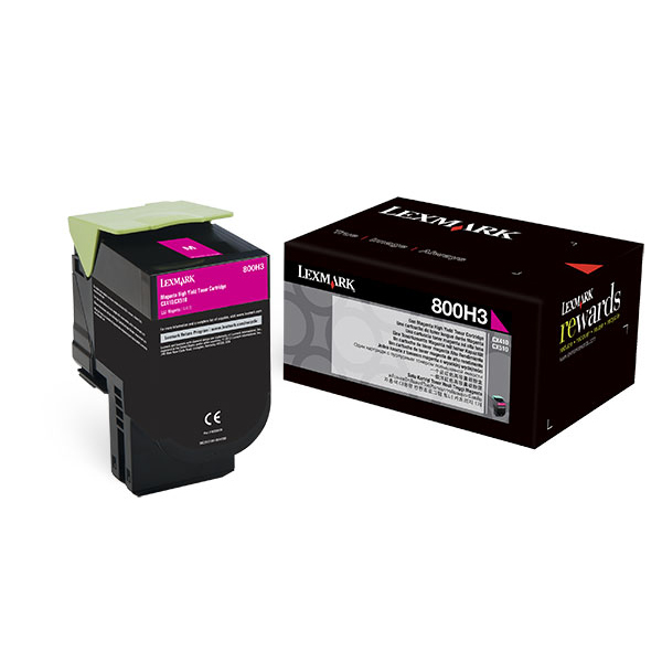 Toner Magenta 800h3 Alta Capacita 39 Cx410de Cx410dte e Cx410e 80c0h30 734646481014