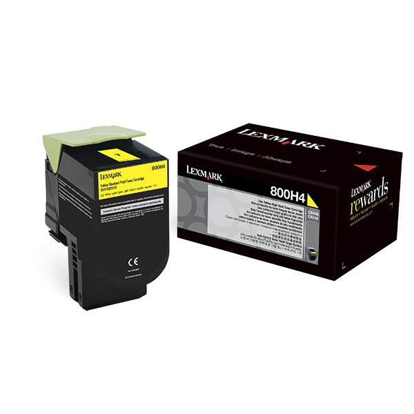 Toner Giallo 800h4 Alta Capacita 39 Cx410de Cx410dte e Cx410e 80c0h40 734646481038