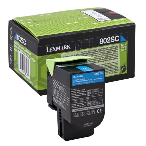 Toner 802sc Ciano Return Program Capacita 39 Standard 80c2sc0 734646481281