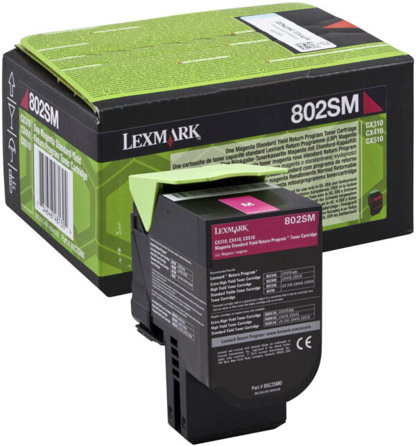 Toner 802sm Magenta Return Program Capacita 39 Standard 80c2sm0 734646481304