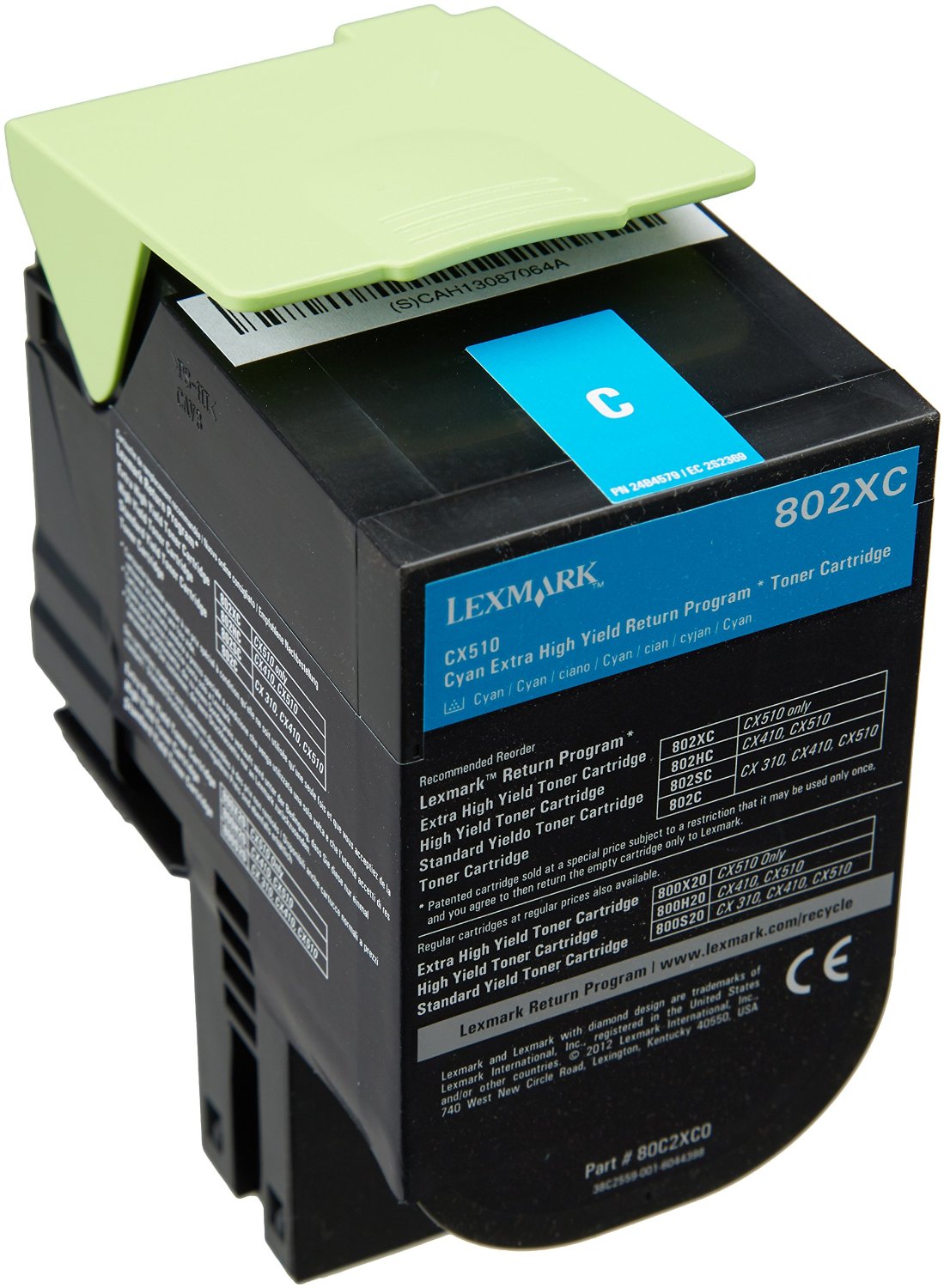 Toner 802xk Ciano Return Program Altissima Resa 80c2xc0 734646481328