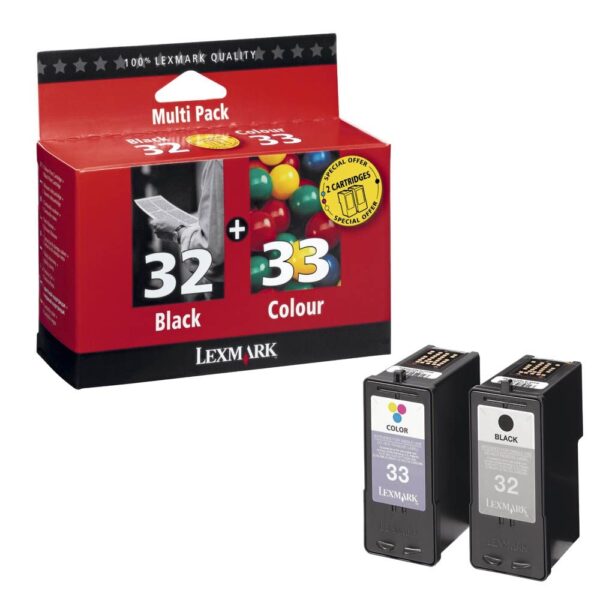 Combo Pack Contiene N 1 Cartuccia N 32 N 33 18cx032e 18cx033e 80d2951 734646052467