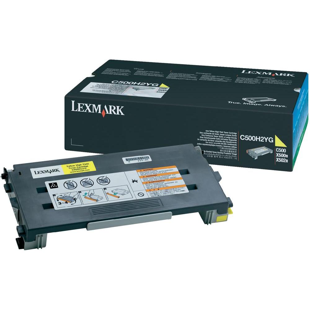 Toner Giallo X C500 3k Aresa Lexmark C500h2yg 734646012096