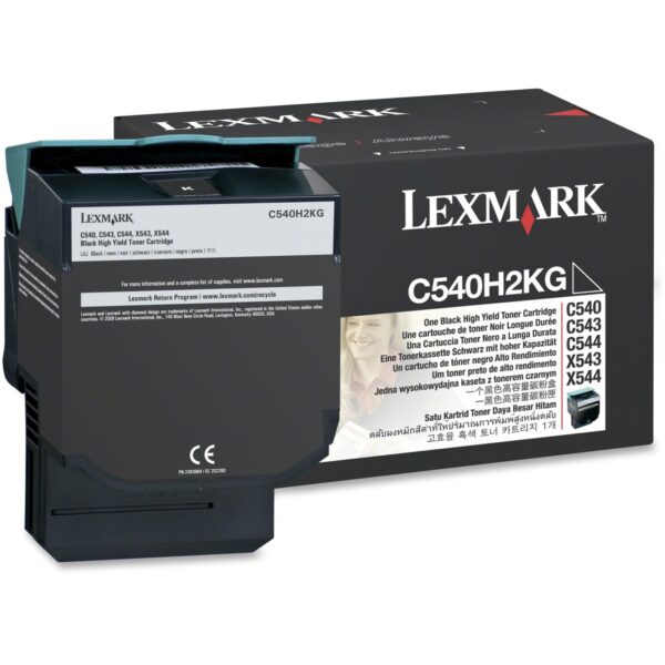 Toner Nero Non Return Program C54x X54x Alta Capacita 39 C540h2kg 734646083492