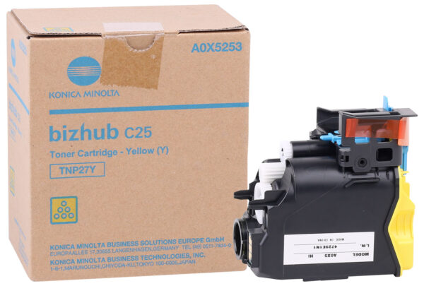 Toner Giallo Bizhub C25 Tnp 27y A0x5253 39281055553