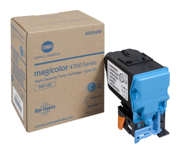 Toner Ciano Bizhub Tnp 18 Magicolor 4750 A0x5450 39281052934