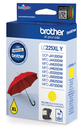 Lc 225xly Yellow Ink Cartridge Brother Consumables Ink Lc225xly 4977766735971