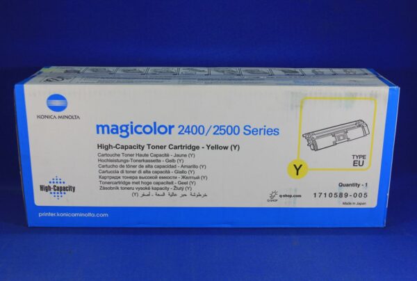 Toner Giallo Magicolor 2400w 2430dl 2450 2480 2500 Alta Capacita 39 A00w132 39281036163