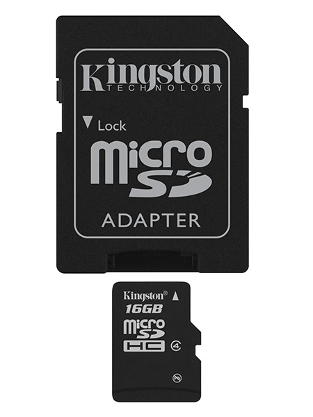 16gb Microsdhc Class 4 Flash Card Kingston Sdc4 16gb 740617173741