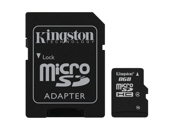 8gb Microsdhc Class 4 Flash Car Kingston Digital Media Product Sdc4 8gb 740617128147