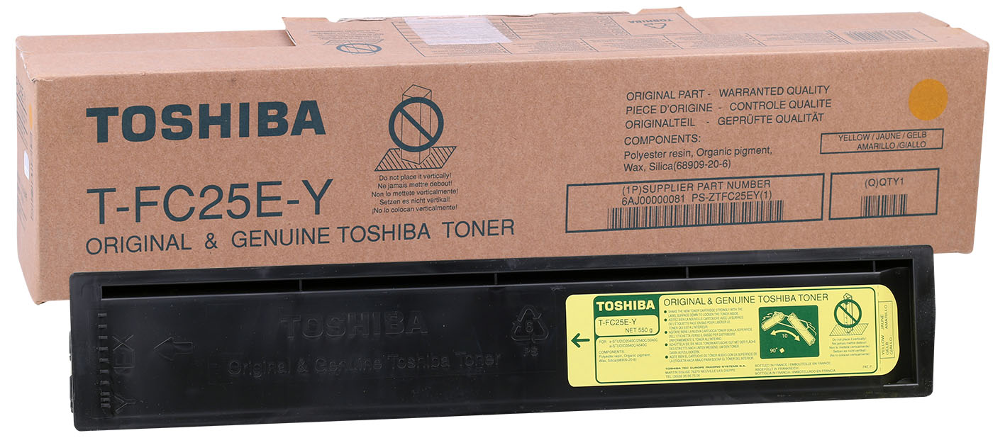 Toner T Fc25e Y Pag 26800 D Toshiba 6aj00000081 4519232141291