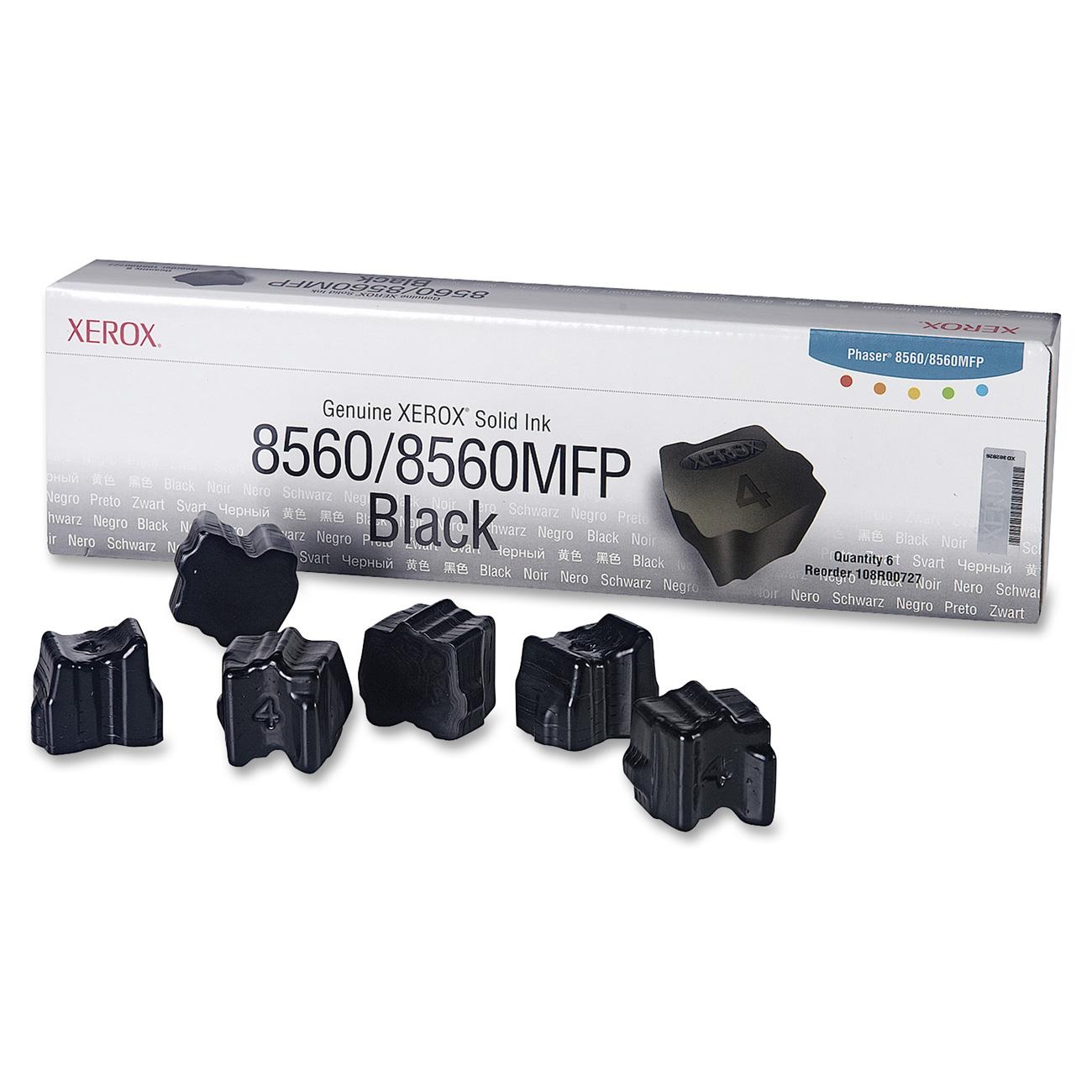 6 Stick Solid Ink Nero Phaser 8560 108r00727 95205427523