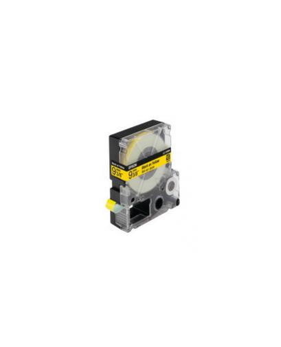 Nastro per Etichettatrice Lc3ybp9 Fondo Pastello Giallo per Testo Nero 9mm 9mt