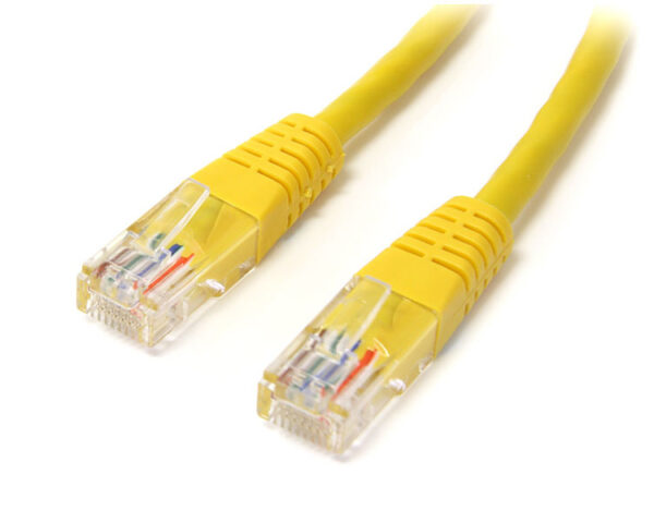 Cavo Patch Utp Cat5e Rj45 Modellato Giallo da 15 M Cat 5e Cavo Patch da 15 M