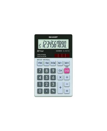 Calcolatrice Tascabile Elw 211gb con Display 10cifre Batteria e Solare