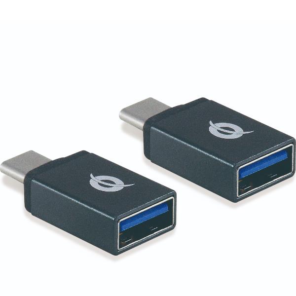 Usb C To Usb a 3 0 Adapter Dualpack Conceptronic Donn03g 4015867223123