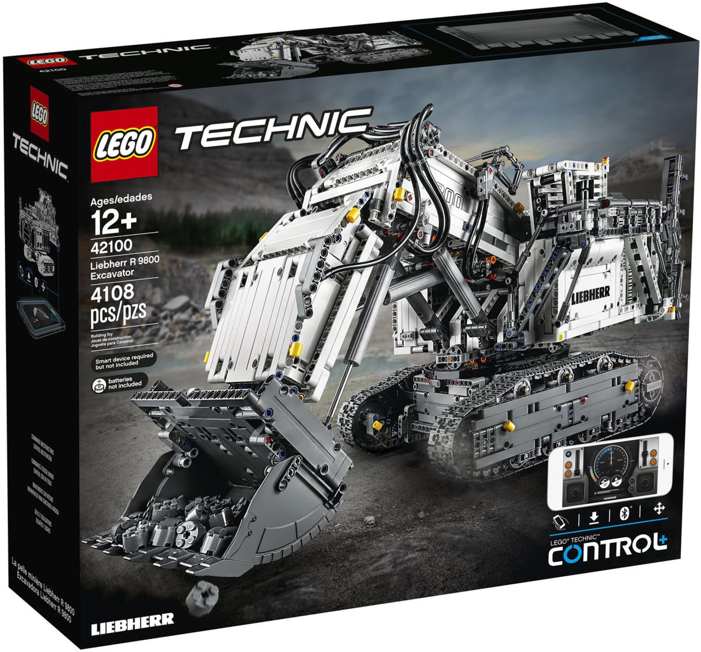 Escavatore Liebherr R 9800 Lego 42100