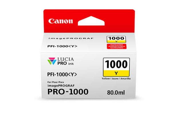 Cartuccia Giallo per Canon Pfi 1000 0549c001 4549292046434