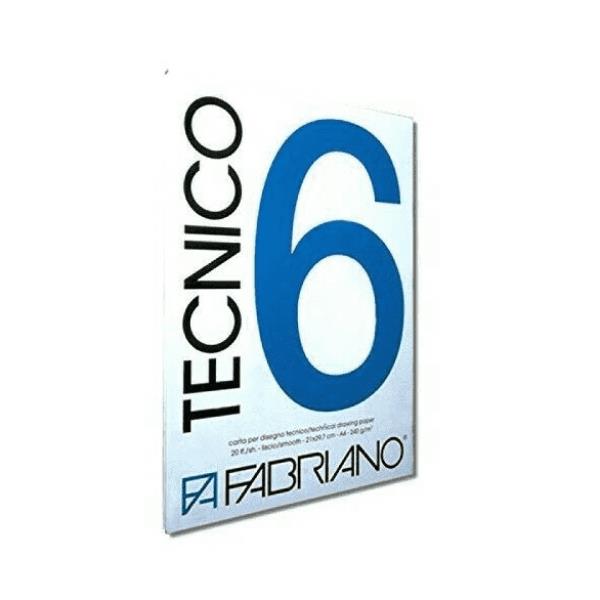 Album Tecnico 6 Ruvido 20ff 220gr Fabriano 09729742s 8001348118992