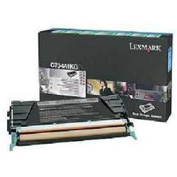 Toner Nero C734 C736 X734 X736 Lexmark C734a1kg 734646047593